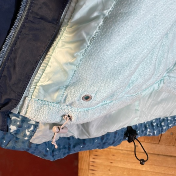 COLUMBIA Bugaboo 2 in 1 Winter Jacket - Women’s Small - Blue w/ Removable Fleece - Picture 5 of 14